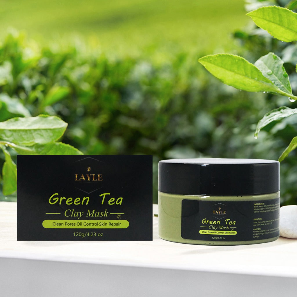 Green Tea Clay Mask – Purify, Hydrate & Glow 🌿✨