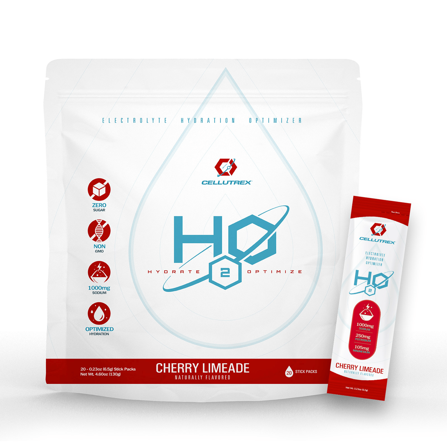 H2O ELECTROLYTES™ - CHERRY LIMEADE (BULK STICK PACK)