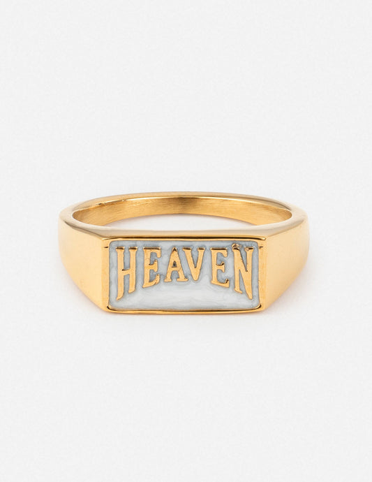 Heaven Rectangular Signet Ring