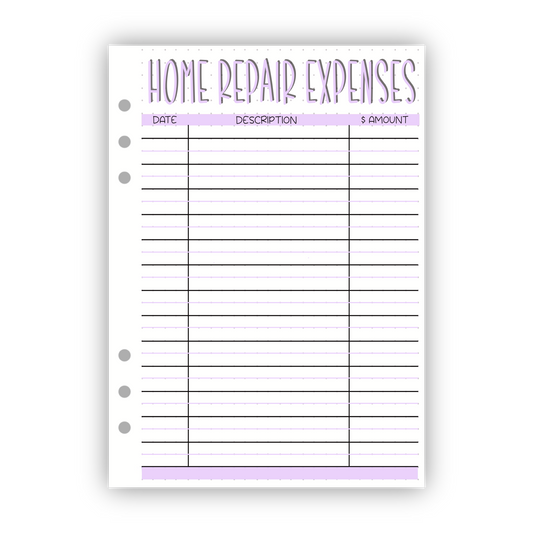 Home Repair Expenses