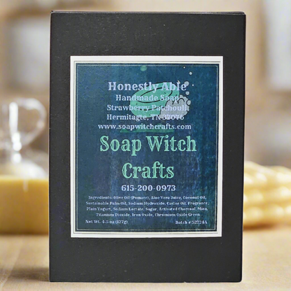 Honestly Able Aloe Vera Bar Soap - Strawberry Patchouli