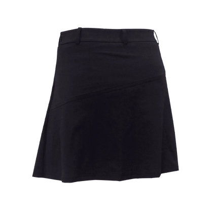 Hudef Women's Short Skirt Black