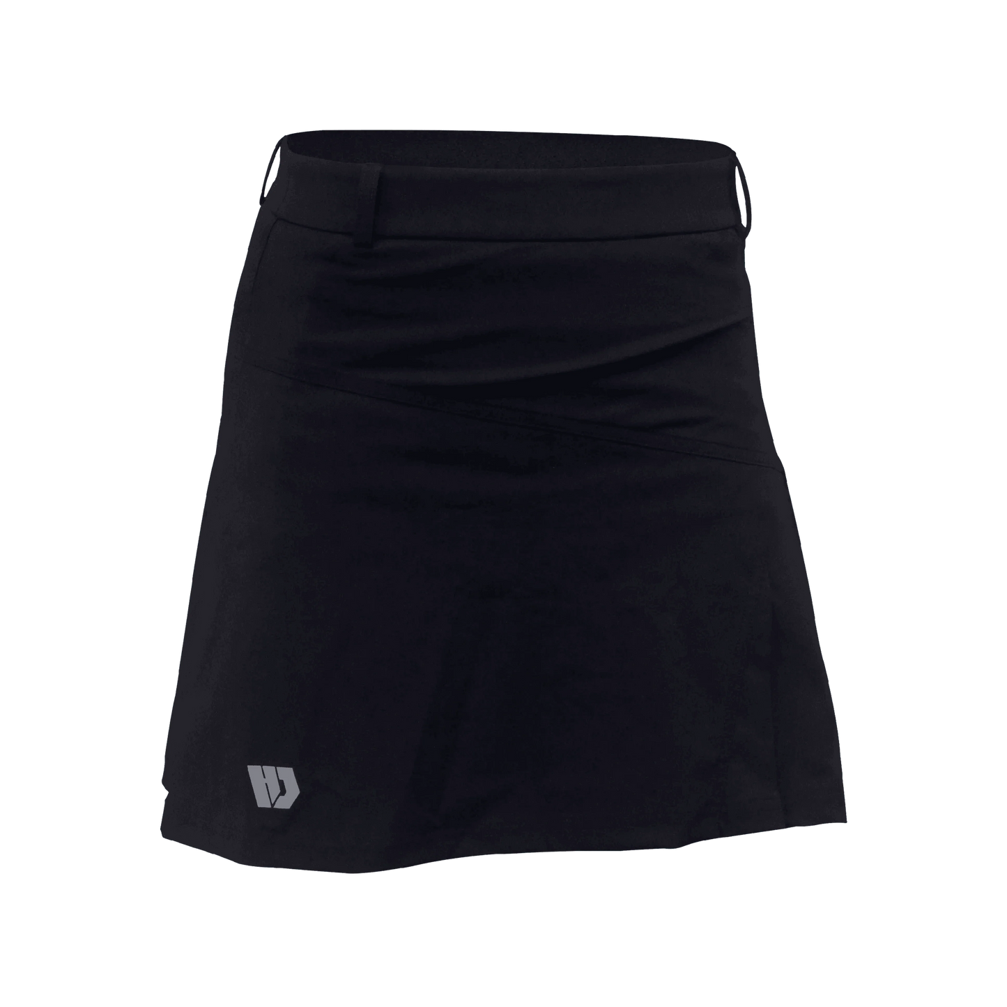 Hudef Women's Short Skirt Black