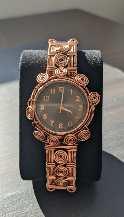 Copper wire Wrapped Watch