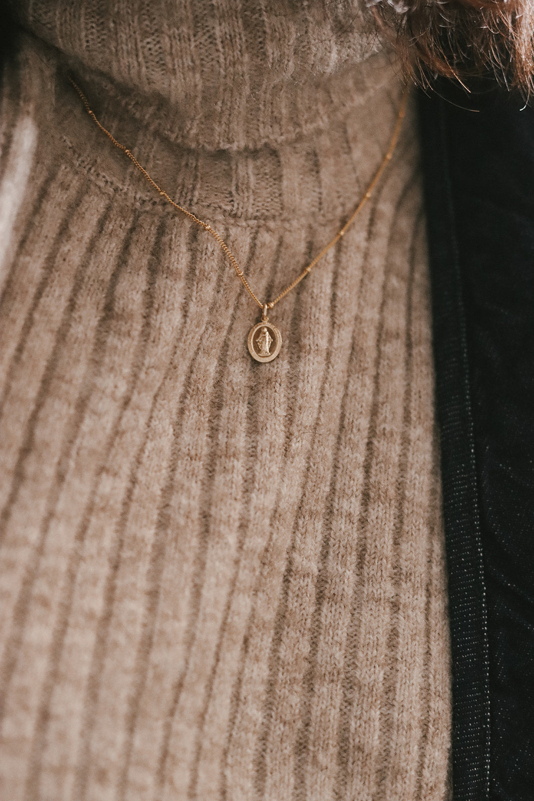 Dainty Miraculous Medal Necklace