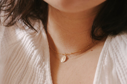 Dainty Miraculous Medal Necklace