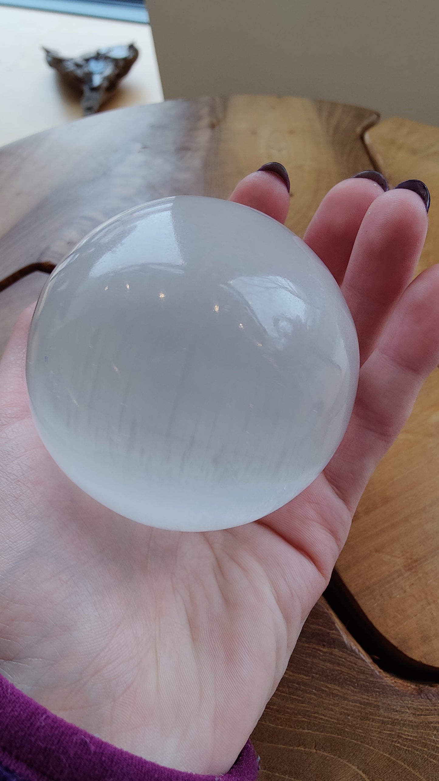 Selenite Sphere 8cm