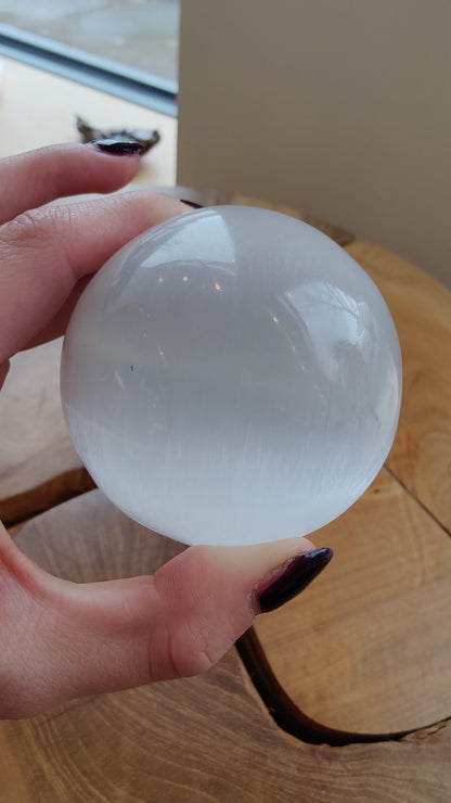 Selenite Sphere 8cm