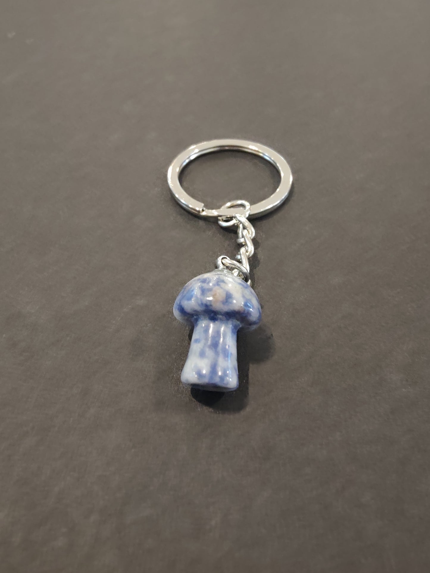 Stone Mushroom Keychain