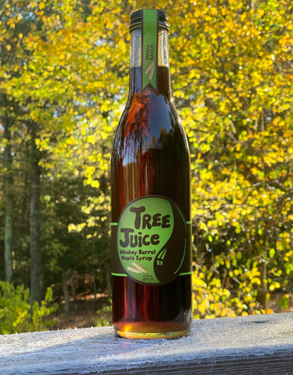 Rye Whiskey Barrel Aged Maple Syrup