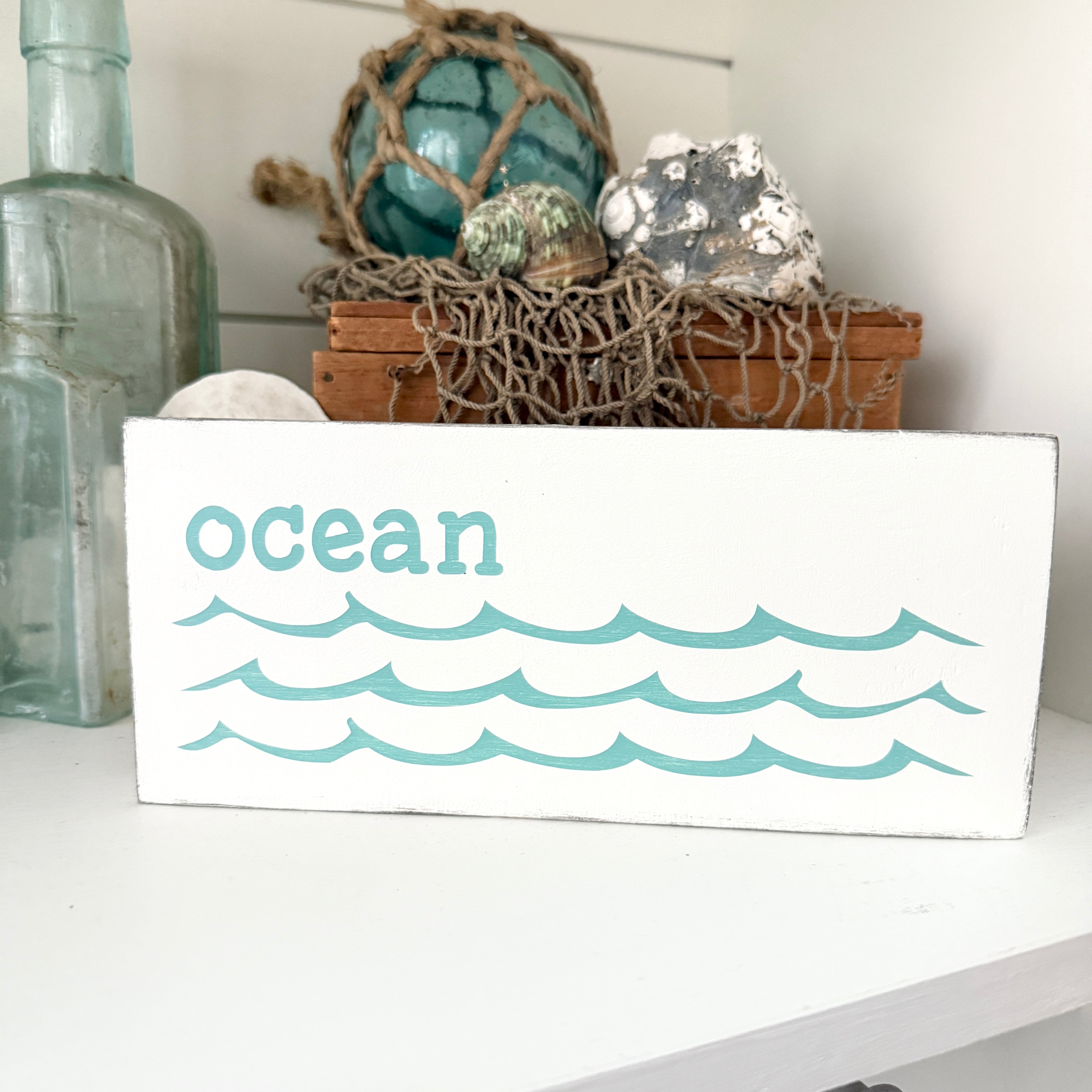 Ocean Waves Sign