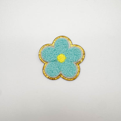 Flower Chenille Adhesive Patch