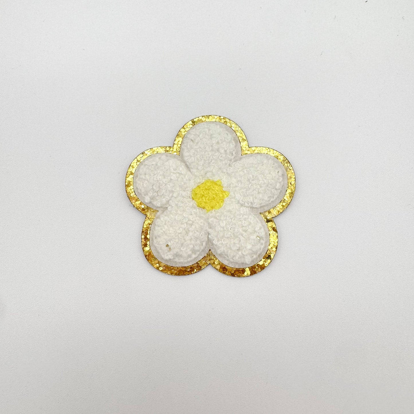 Flower Chenille Adhesive Patch