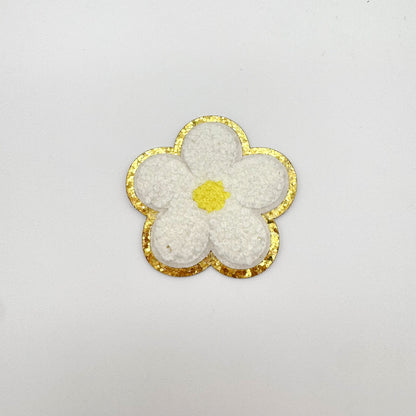 Flower Chenille Adhesive Patch
