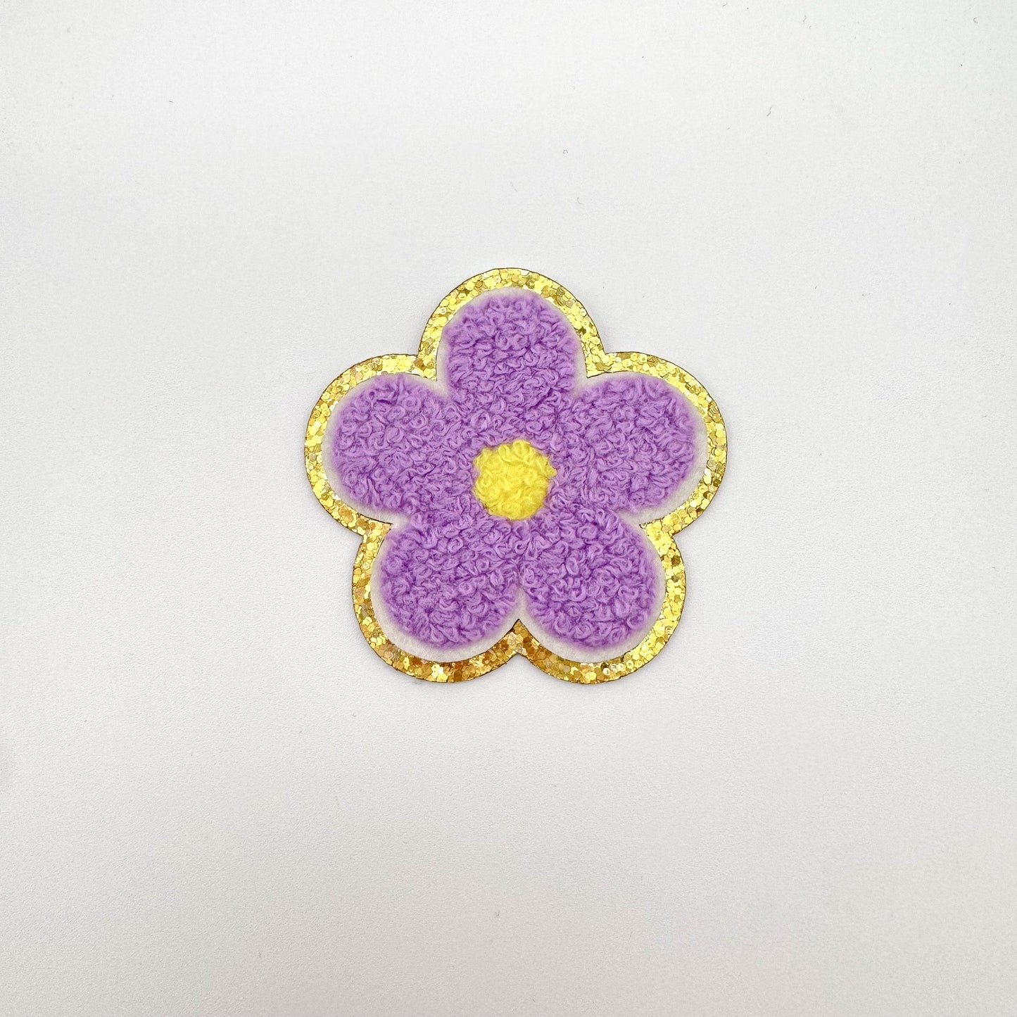 Flower Chenille Adhesive Patch