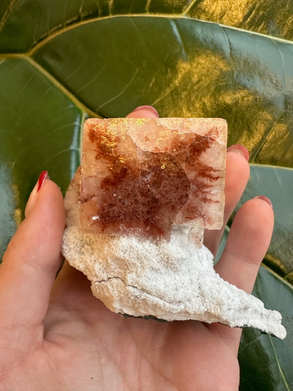 Red Apophyllite Cube (Sm)