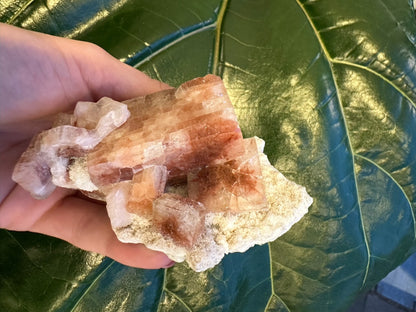 Red Apophyllite Cube on Matrix (Lg)