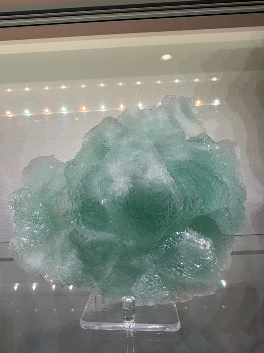 Green and White Fluorite Cluster 1.8 kg