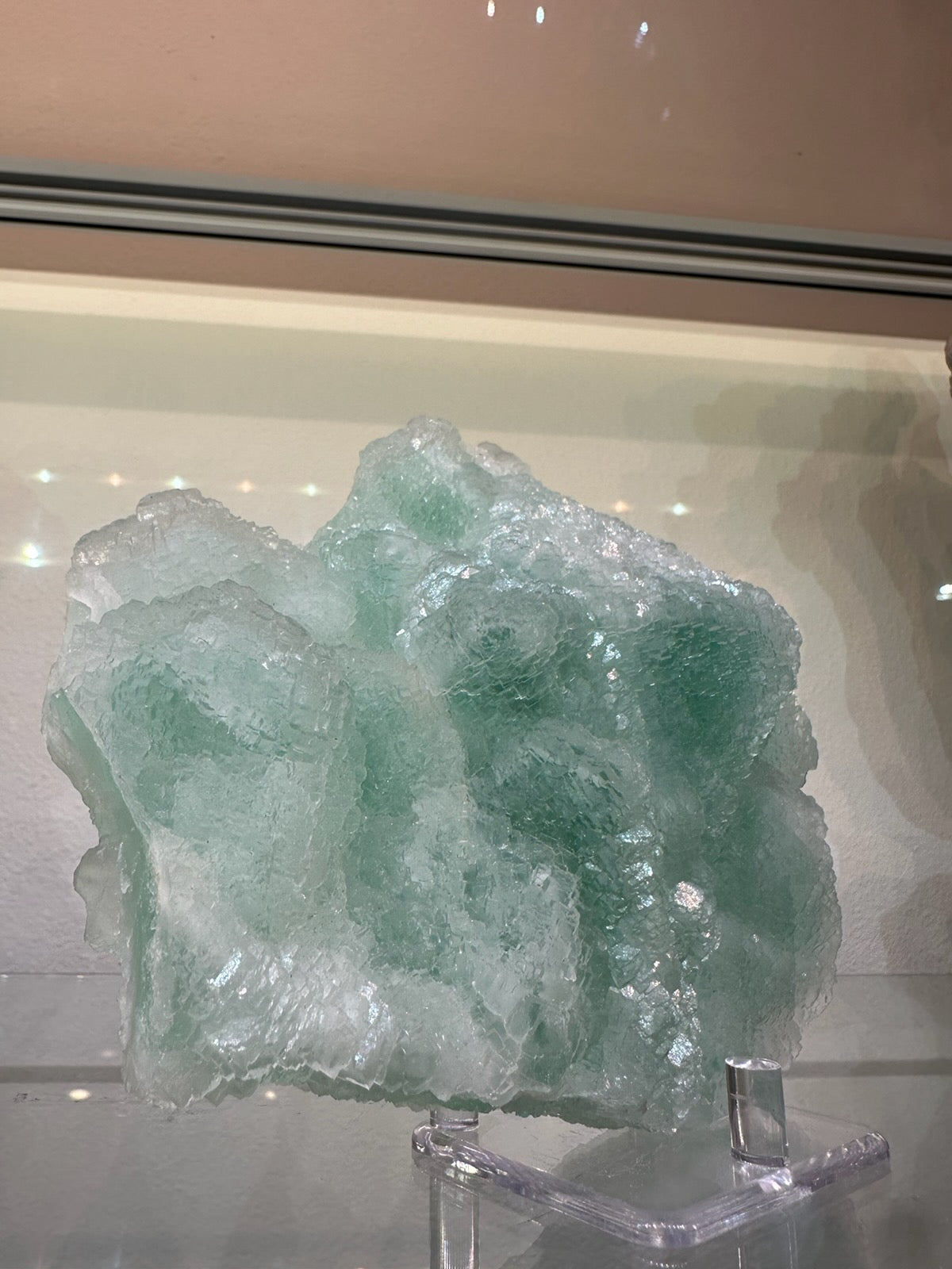 Green and White Fluorite Cluster 1.8 kg