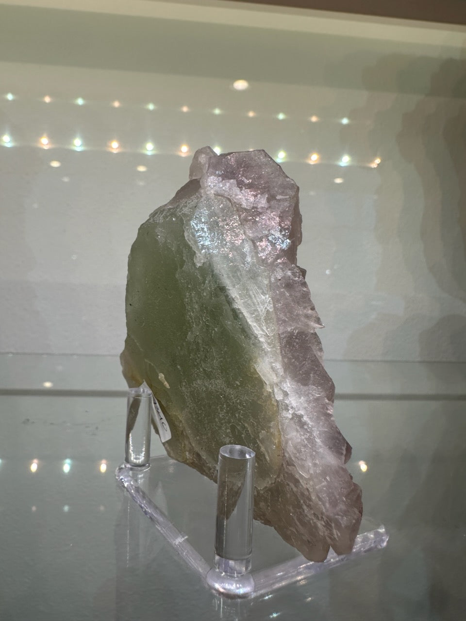 Green & Purple Fluorite Cluster 376g