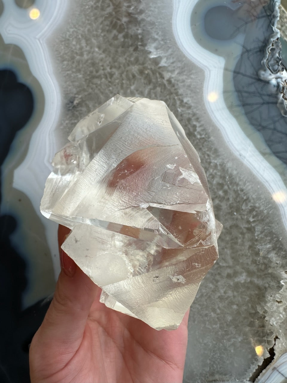 Golden Calcite Crystal from India