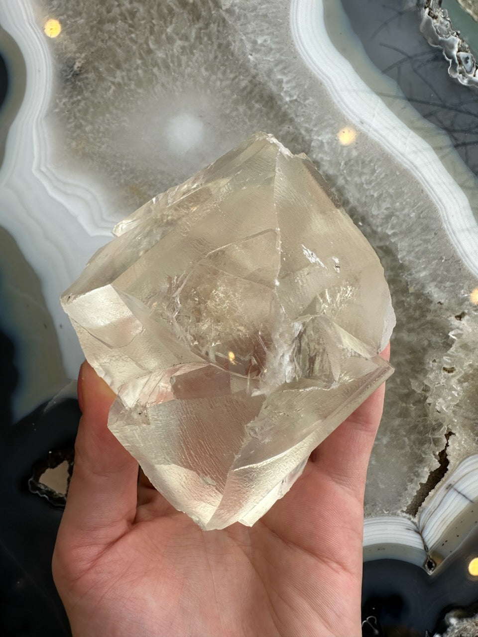 Golden Calcite Crystal from India