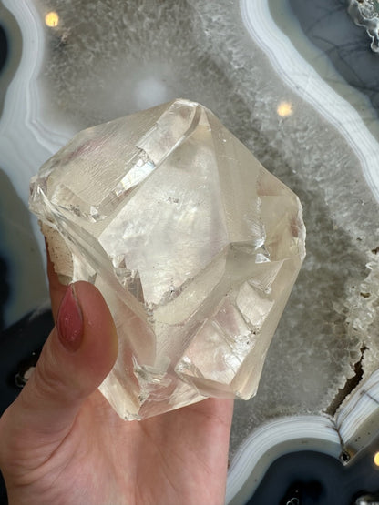 Golden Calcite Crystal from India