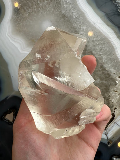 Golden Calcite Crystal from India