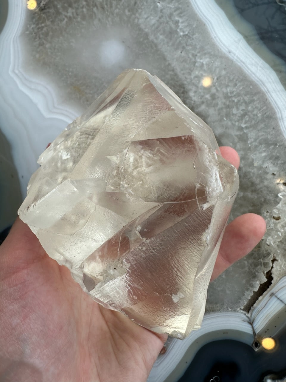 Golden Calcite Crystal from India