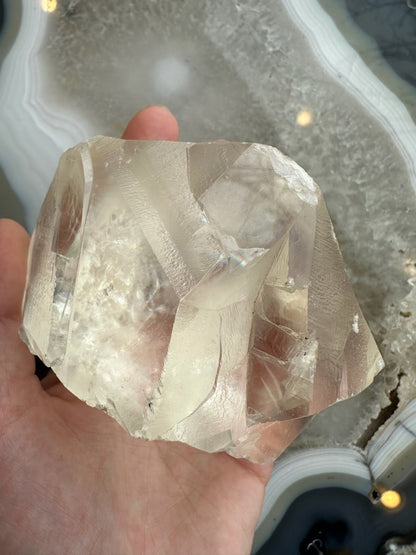 Golden Calcite Crystal from India