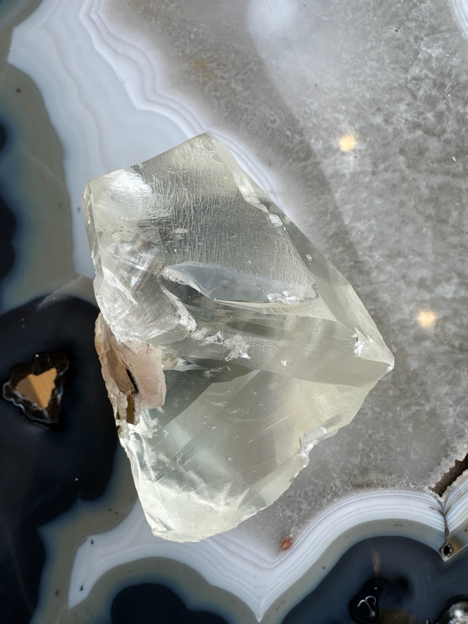 Golden Calcite Crystal from India