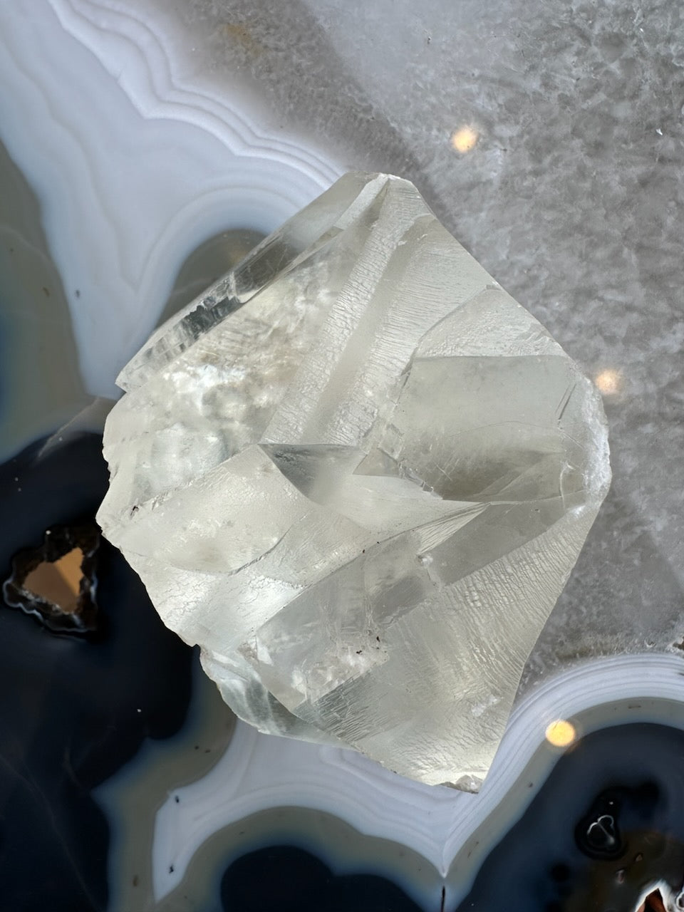 Golden Calcite Crystal from India