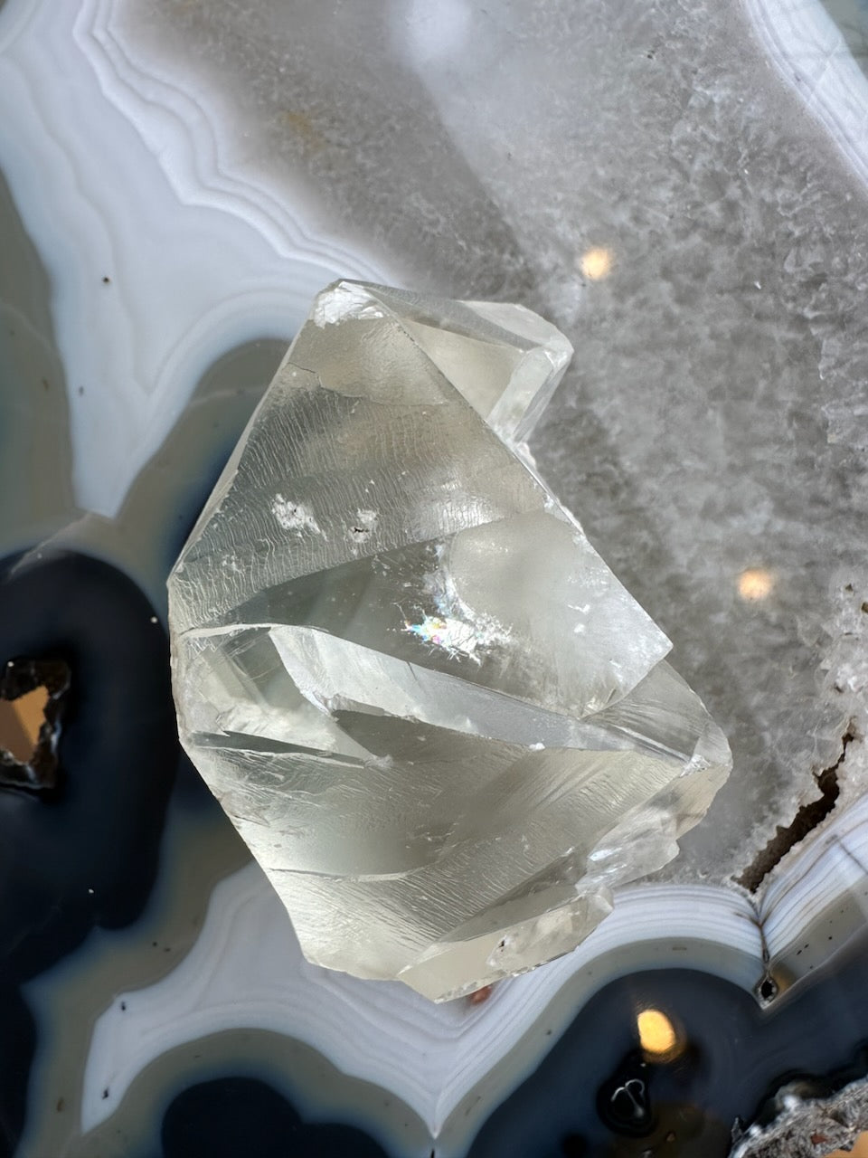 Golden Calcite Crystal from India