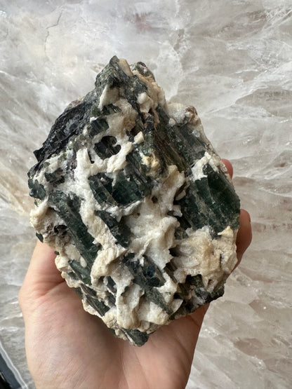 Tourmalinated Albite Cluster 1.1 kg