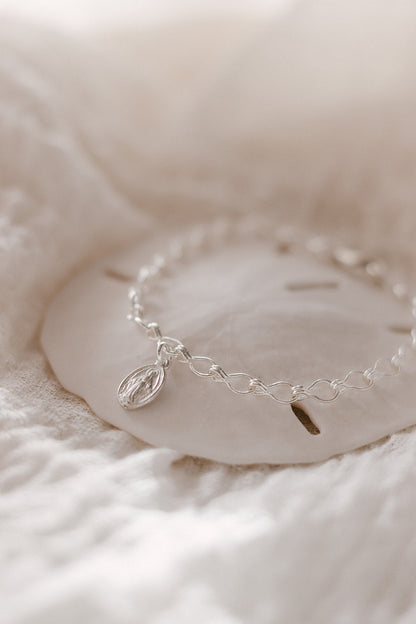 Marian Consecration Bracelet in Sterling Silver