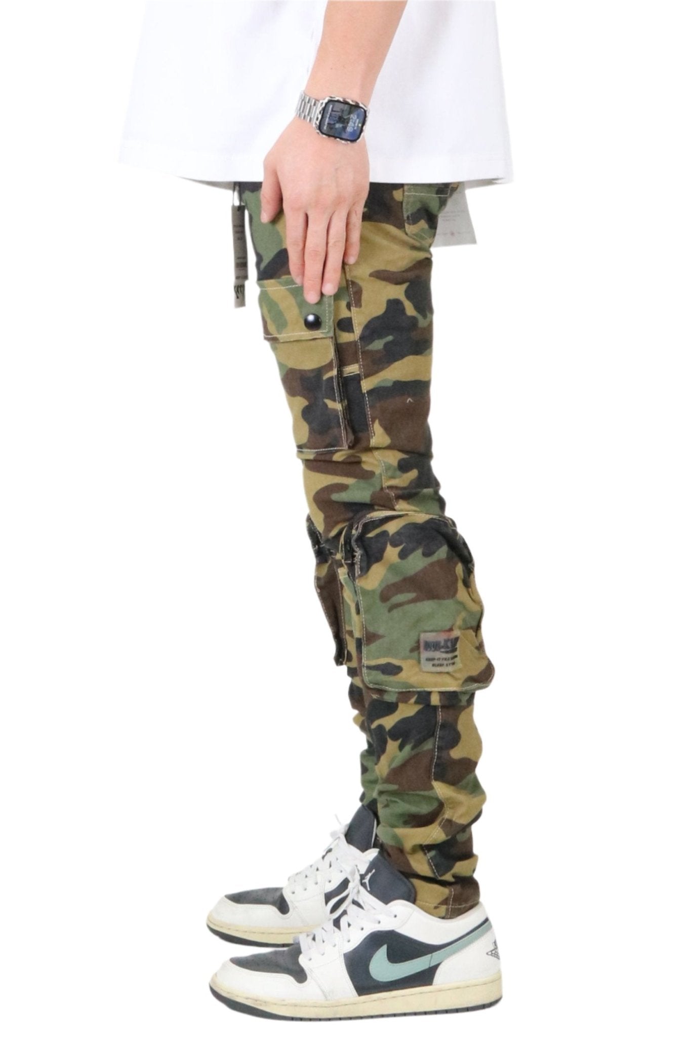 Veil Men's premium twill cargo pant with multi functional pockets