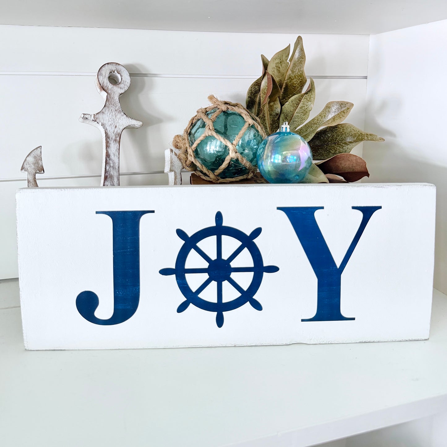 Joy Ship Wheel Sign