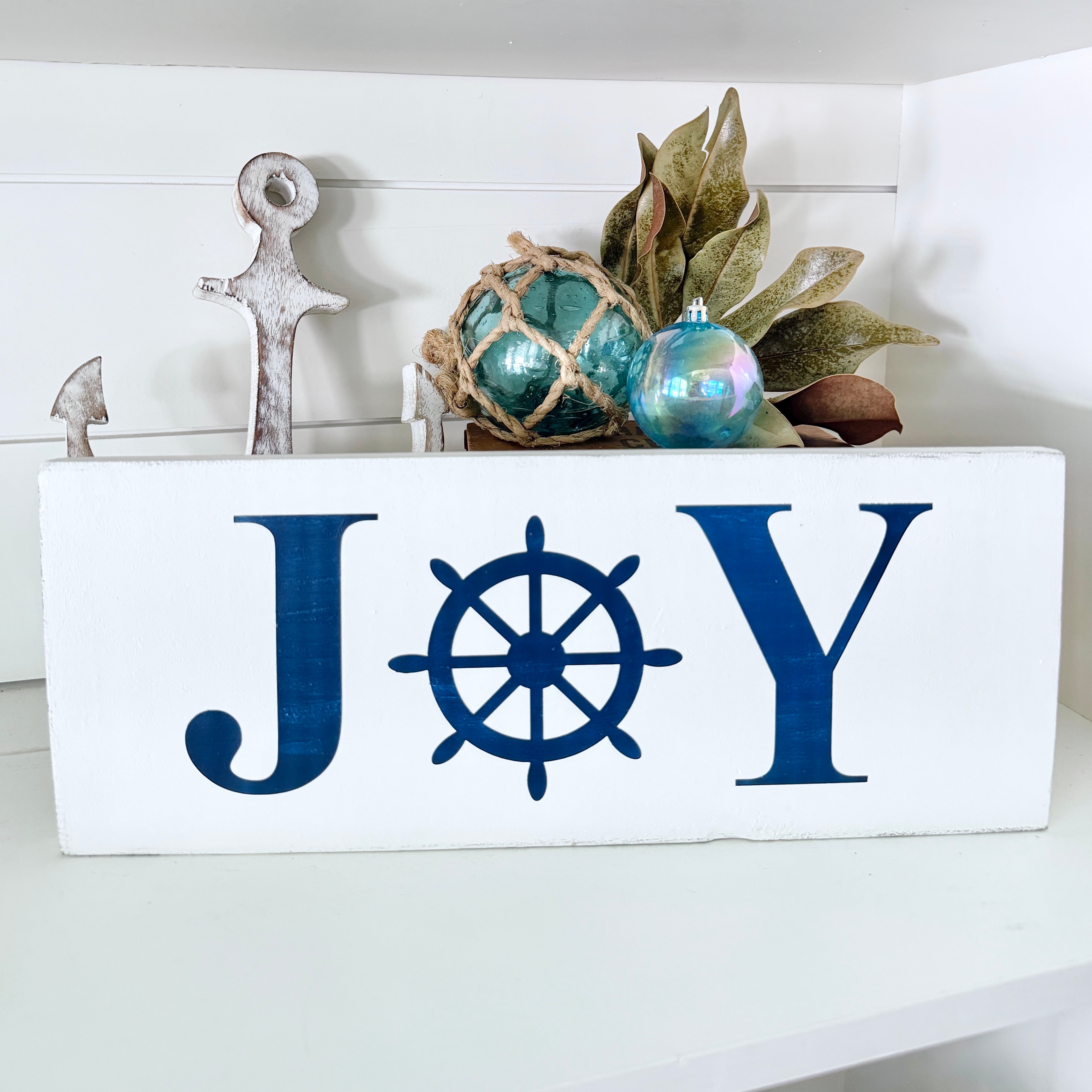 Joy Ship Wheel Sign