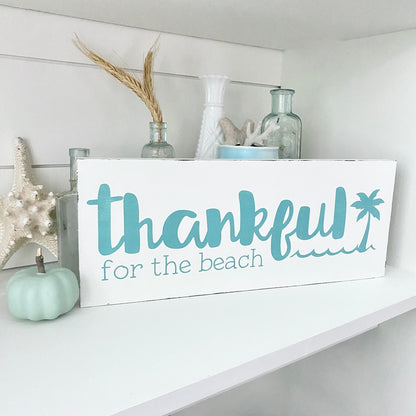 Thankful for the Beach Sign