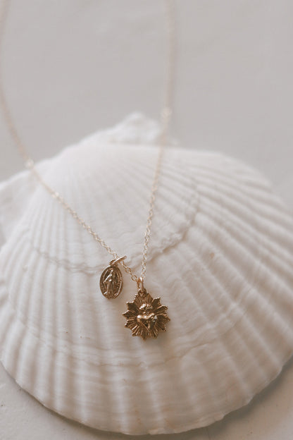 The Little Sacred Heart® and Miraculous Medal Necklace