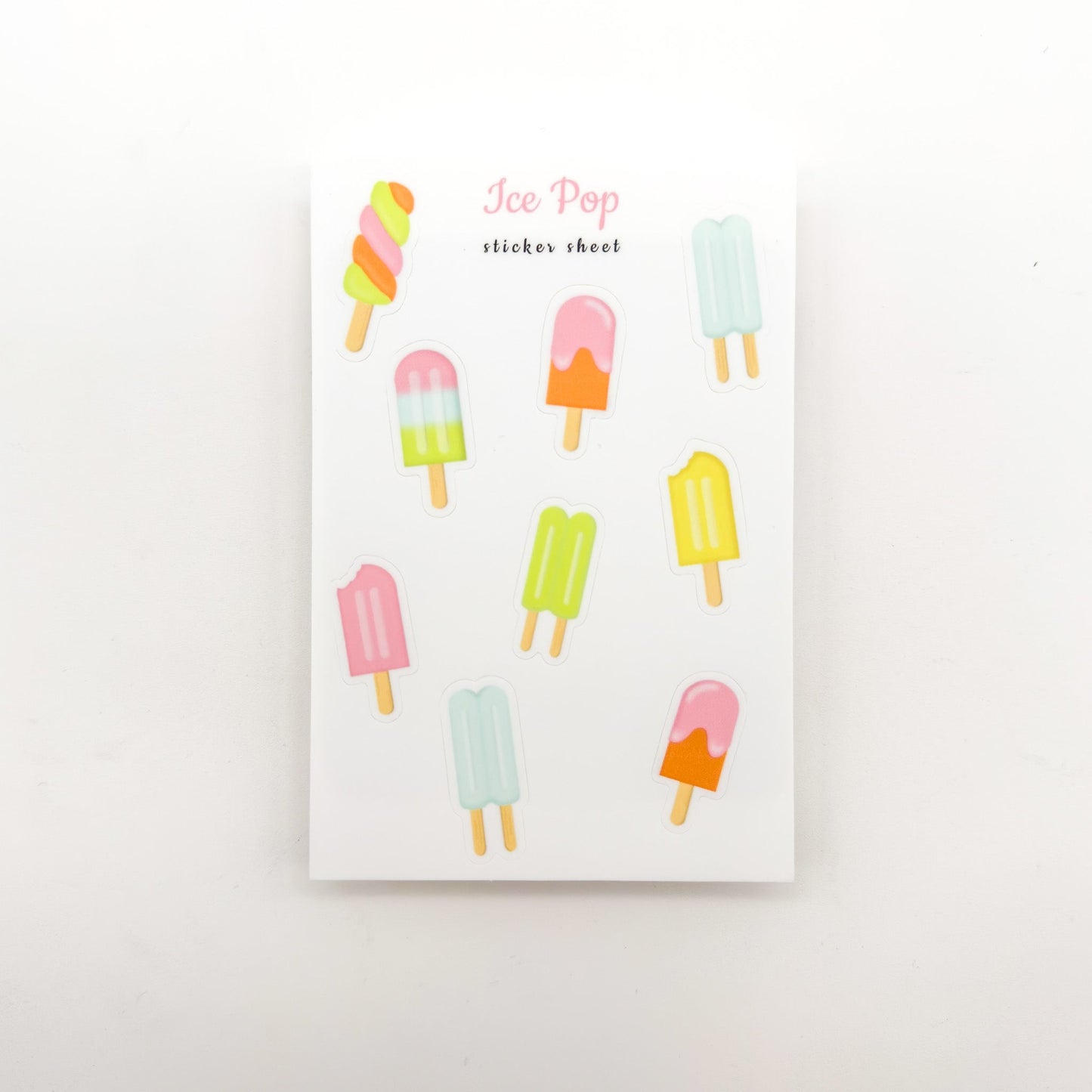 Ice Pop Sticker Sheet