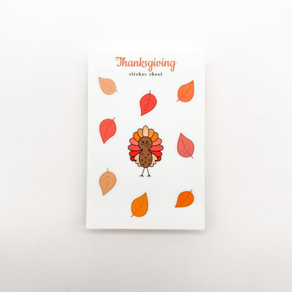 Thanksgiving Sticker Sheet