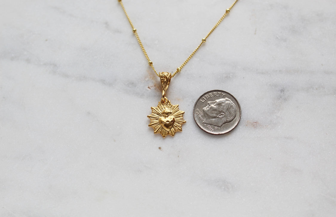The Little Sacred Heart® Scalloped Necklace