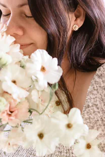 The Little Sacred Heart® Earrings in Gold Vermeil