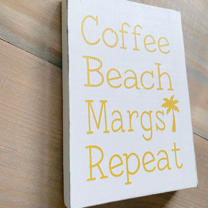 Coffee Beach Margs Repeat Sign