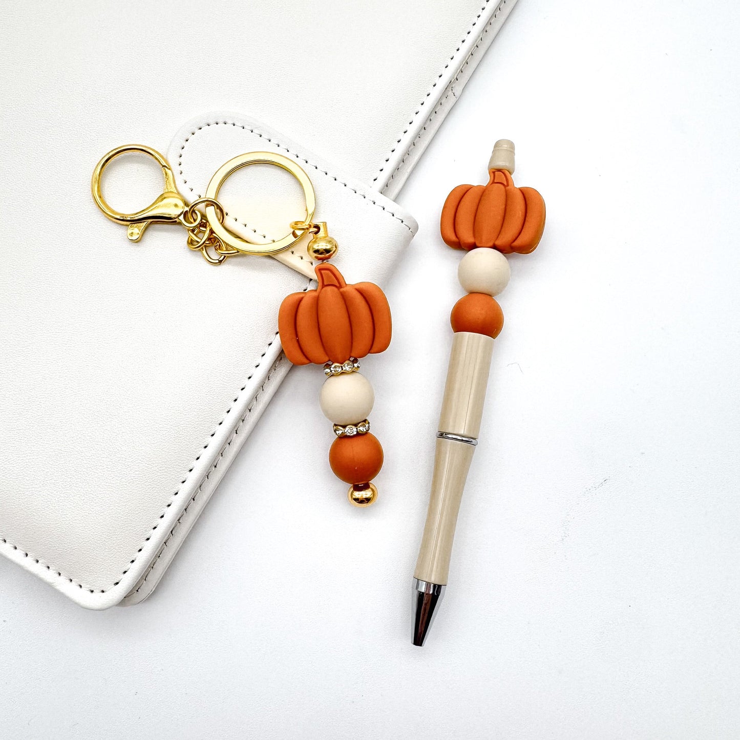 Pumpkin Keychain & Pen