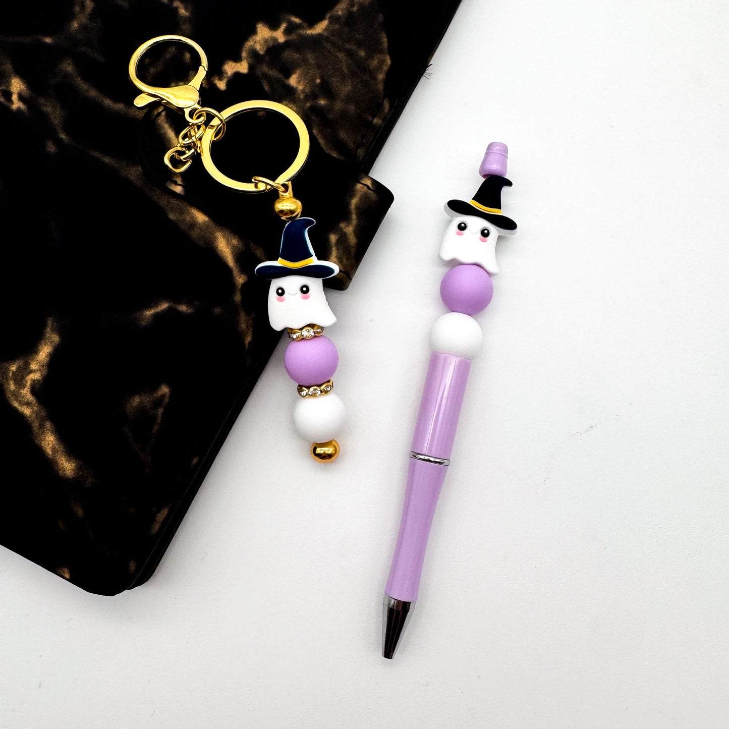 Ghost Keychain & Pen