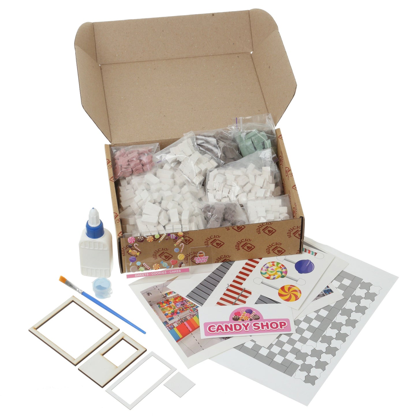 Mini Bricks Construction Set - Candy Shop