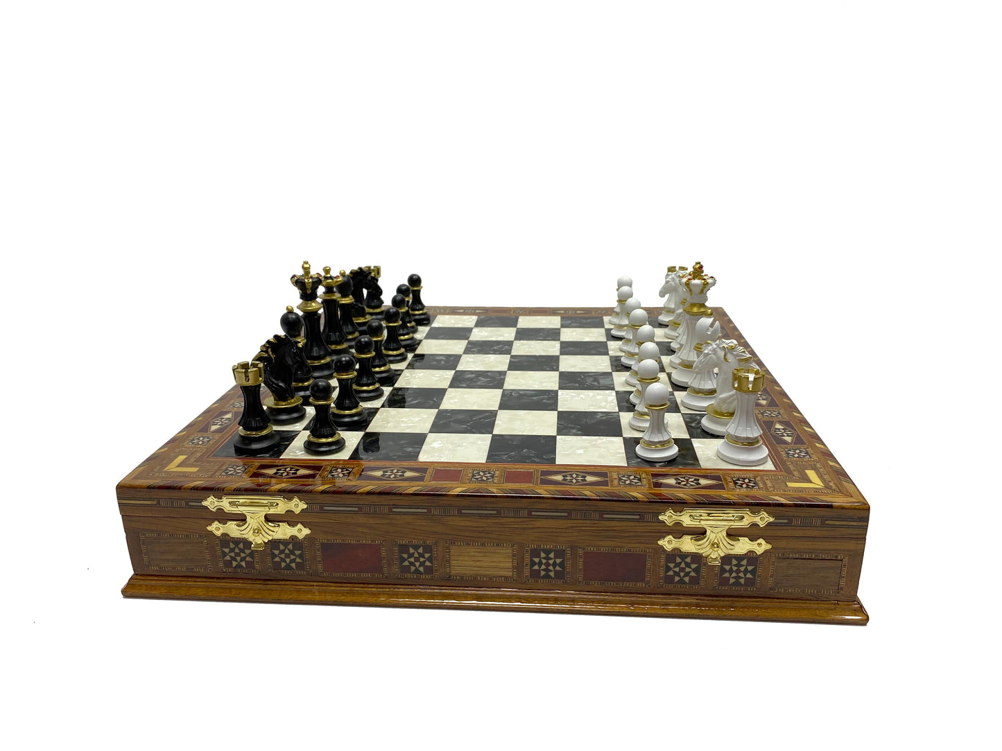 Personalized 16.5 Inches Chess Set Black - Gift Idea for Anyone on Any Occasion - Legendary Chess Pieces