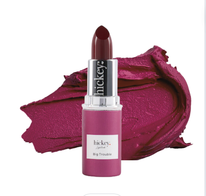 BIG TROUBLE Refill | Refillable Berry Wine Lipstick | Hickey Lipstick Clean Beauty